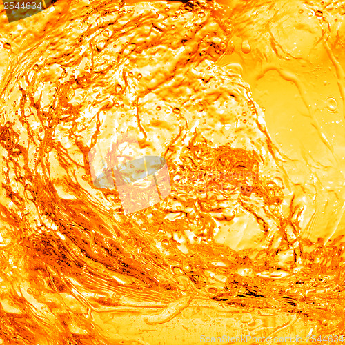 Image of orange water with splash background