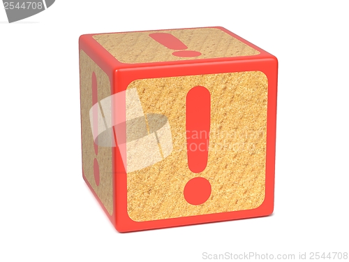 Image of Exclamation Mark - Childrens Alphabet Block.