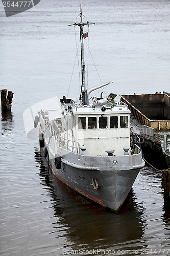Image of old tugboat