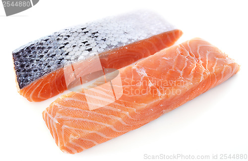 Image of salmon fillets