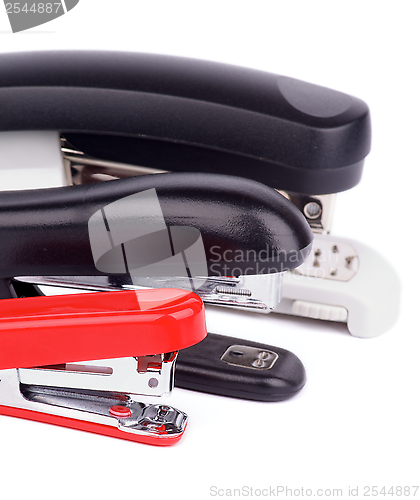 Image of Three Staplers