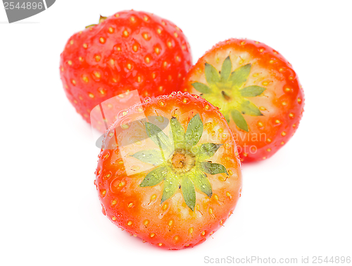 Image of Three Strawberries