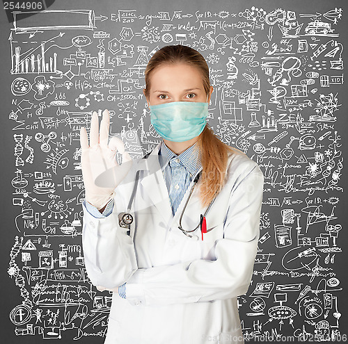 Image of Doctor Woman with Face Mask