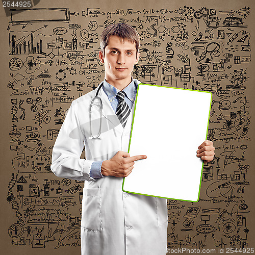 Image of Doctor Man With Write Board