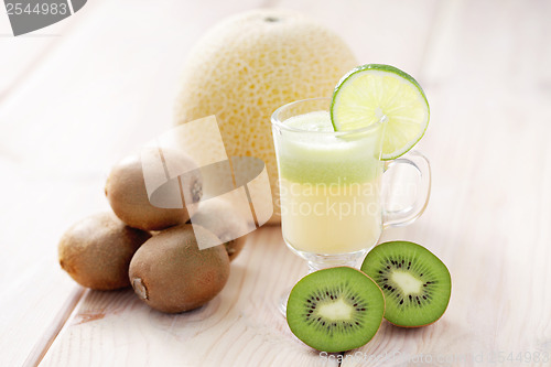 Image of kiwi and melon juice