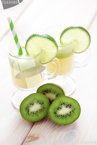 Image of kiwi and melon juice