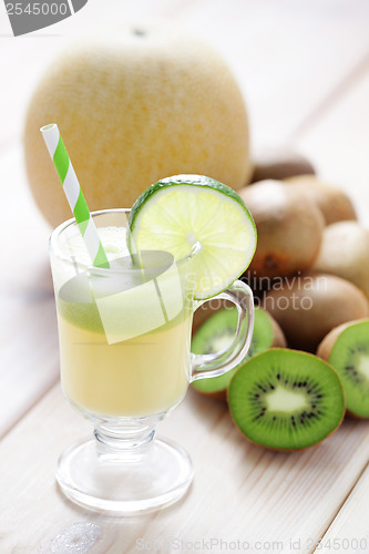 Image of kiwi and melon juice