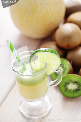 Image of kiwi and melon juice