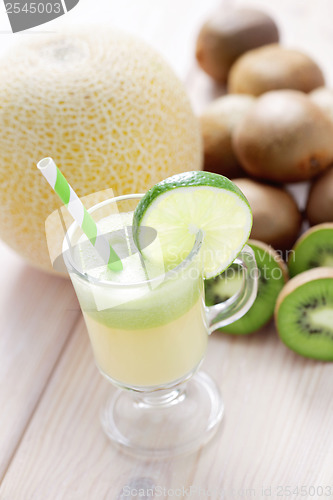 Image of kiwi and melon juice