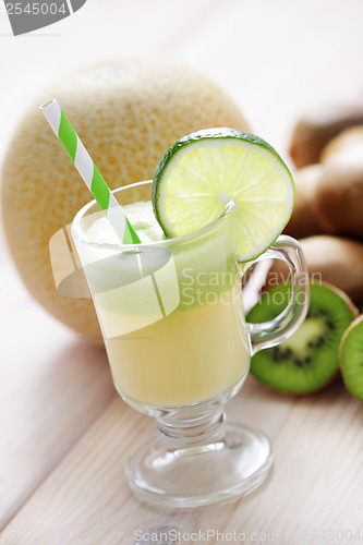 Image of kiwi and melon juice