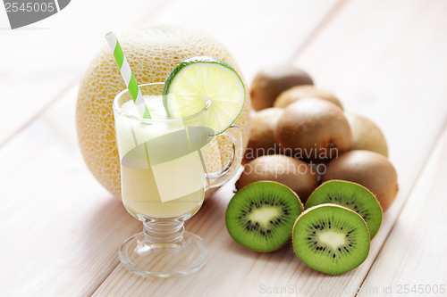 Image of kiwi and melon juice