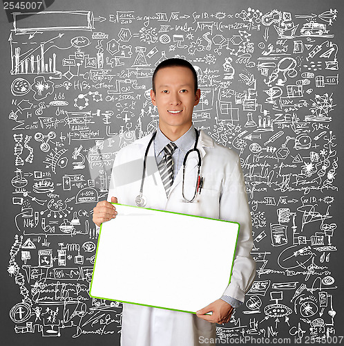 Image of Doctor with Empty Board