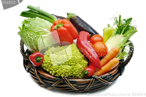Image of Vegetables in the basket