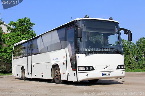 Image of White Volvo City Bus