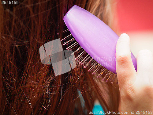 Image of Brushing the Hair