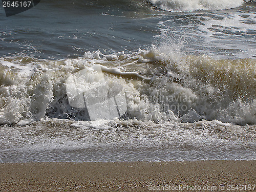 Image of Splashing waves on the beach - Bulgarian seaside landscapes - Sinemorets