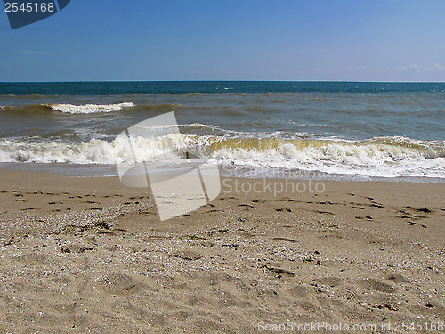 Image of Splashing waves on the beach - Bulgarian seaside landscapes - Sinemorets
