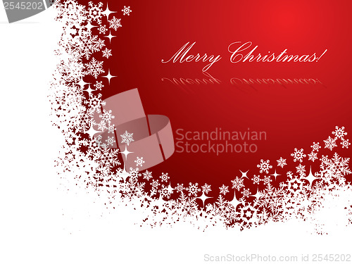Image of Red christmas card 