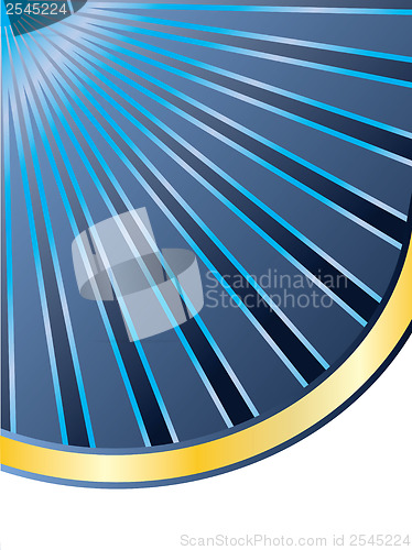 Image of Blue rays heading for gold 