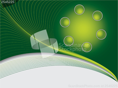 Image of Green ball background 
