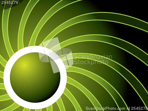 Image of Swirl in green 