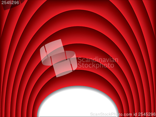Image of Cool red arch background
