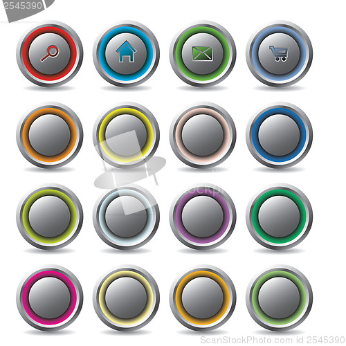 Image of Customizable web buttons