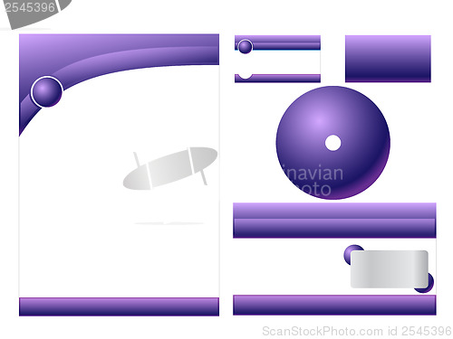 Image of Purple corporate identity 