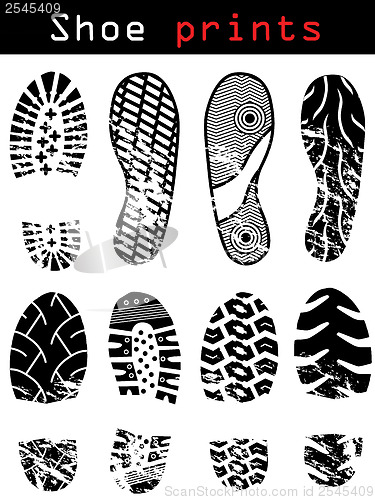 Image of Shoe prints 