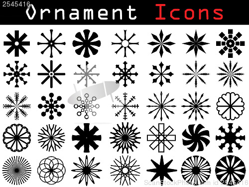 Image of Decorative icons 