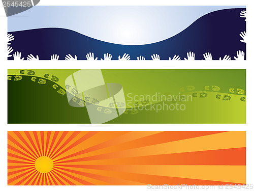 Image of Various banners 