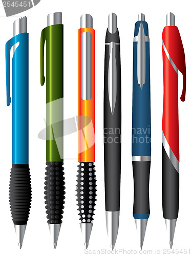 Image of Various ballpens