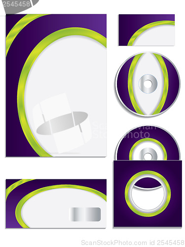 Image of Company Vector set with vivid colors 