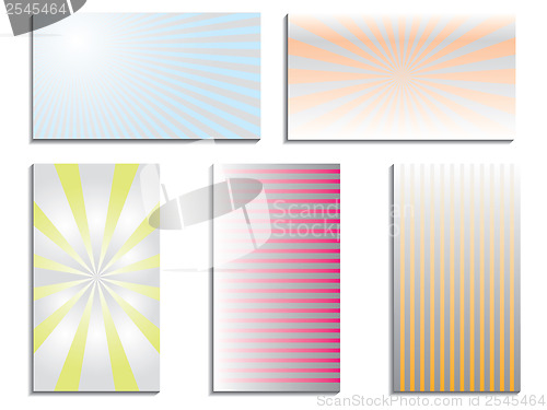 Image of Color business card set