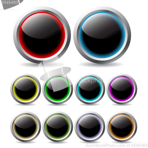 Image of Glowing buttons 