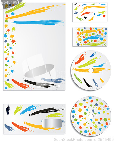 Image of Colored company vector set