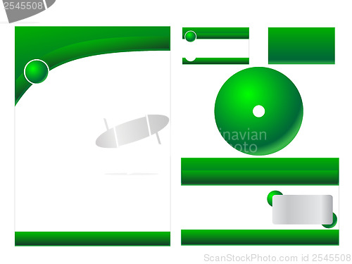 Image of Green corporate identity 
