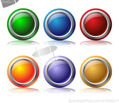 Image of Glossy web buttons 