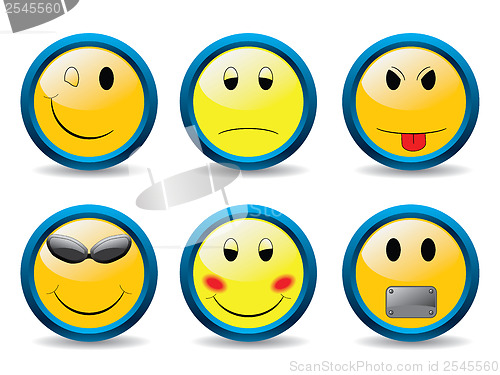 Image of Set of smileys 2 