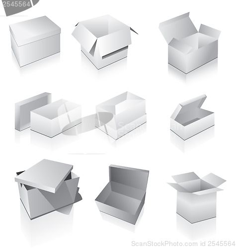 Image of Set of boxes 