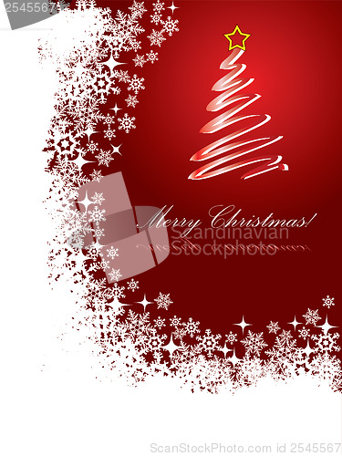 Image of Red Christmas card 2 