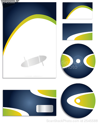 Image of Stylish new corporate vector set 