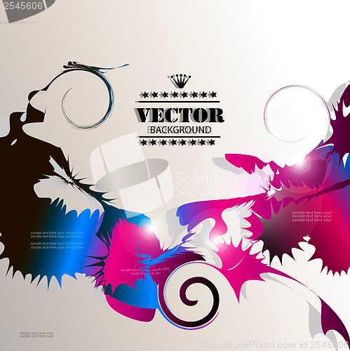 Image of Abstract vector background with place for your text