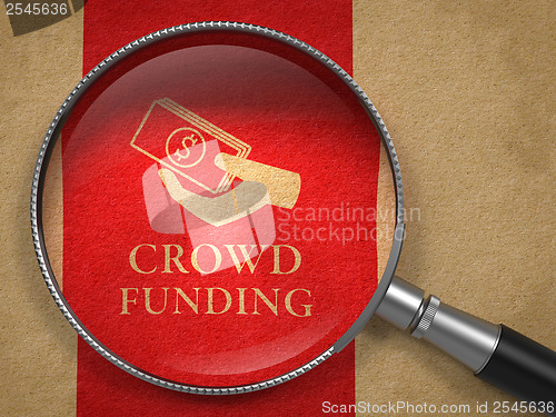 Image of Crowd Funding Concept.