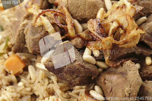 Image of Arab kabsa or majboos, closeup