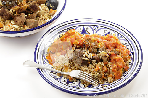 Image of Kabsa bowl and meal horizontal