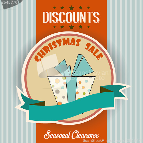 Image of Christmas sale design