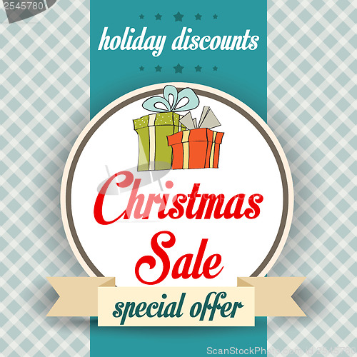 Image of Christmas sale design