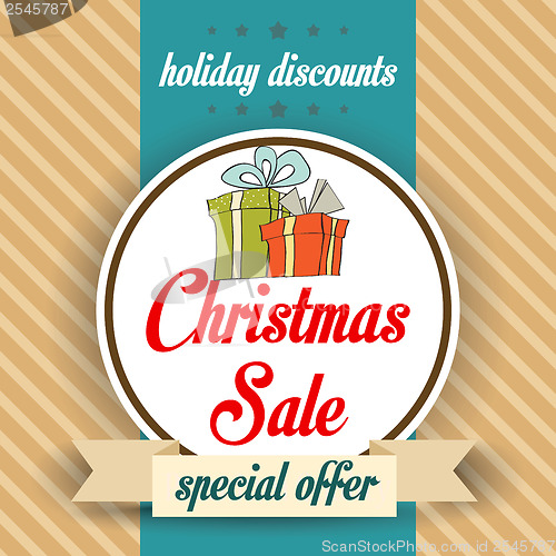 Image of Christmas sale design