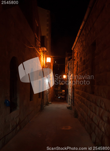 Image of Romantic night street